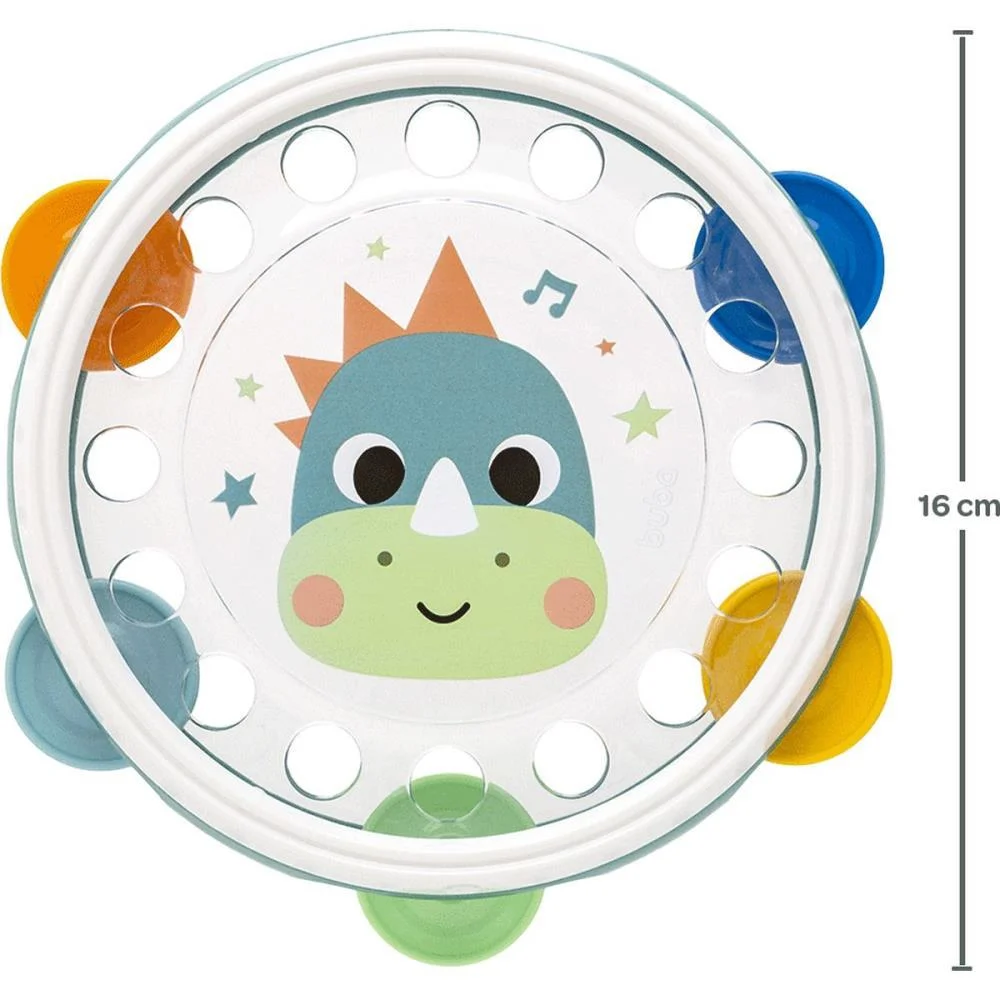 INSTRUMENTO MUSICAL PANDEIRO ZOO DINO BUBA (UNIDADE) - imagem 7