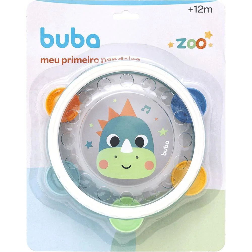 INSTRUMENTO MUSICAL PANDEIRO ZOO DINO BUBA (UNIDADE) - imagem 8