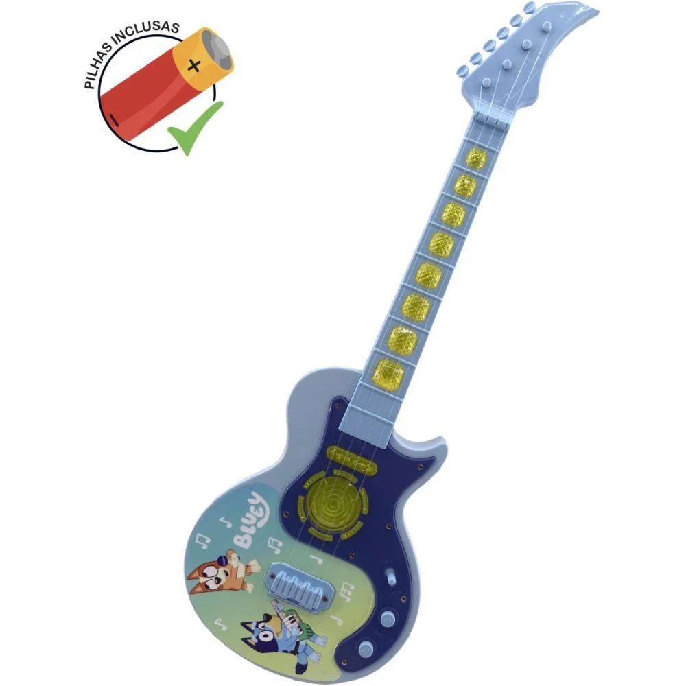 INSTRUMENTO MUSICAL BLUEY GUITARRA CANDIDE (UNIDADE) - imagem 2