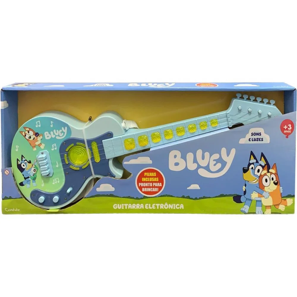 INSTRUMENTO MUSICAL BLUEY GUITARRA CANDIDE (UNIDADE) - imagem 3