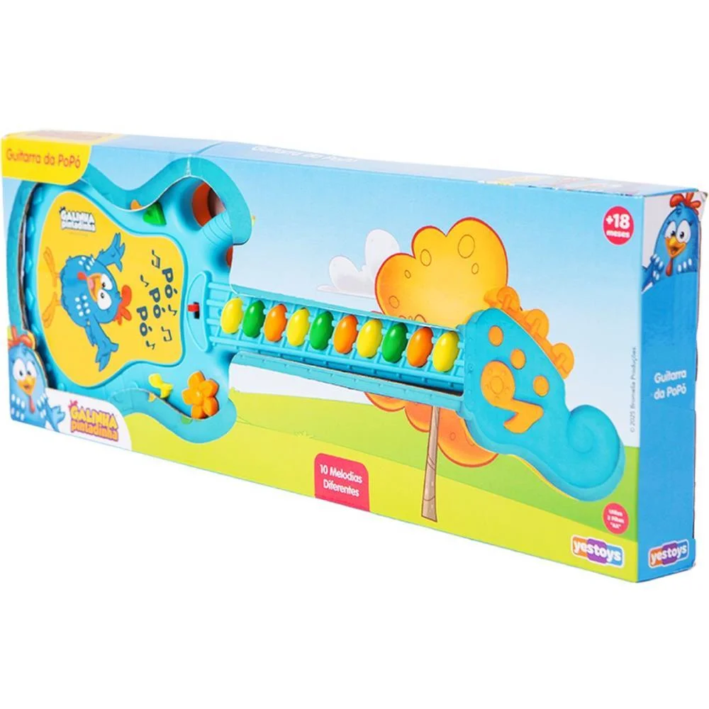 INSTRUMENTO MUSICAL GALINHA PINTADINHA GUITARRA EL YES TOYS (UNIDADE) - imagem 5
