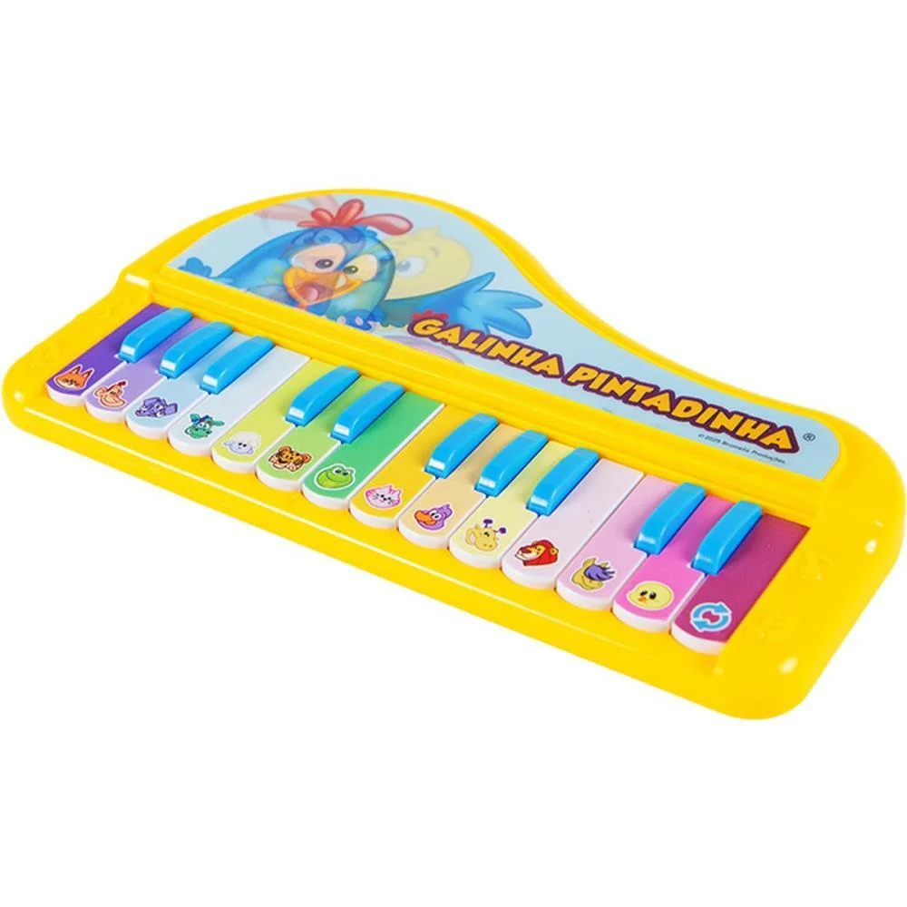 INSTRUMENTO MUSICAL GALINHA PINTADINHA TECLADO HOL YES TOYS (UNIDADE) - imagem 5