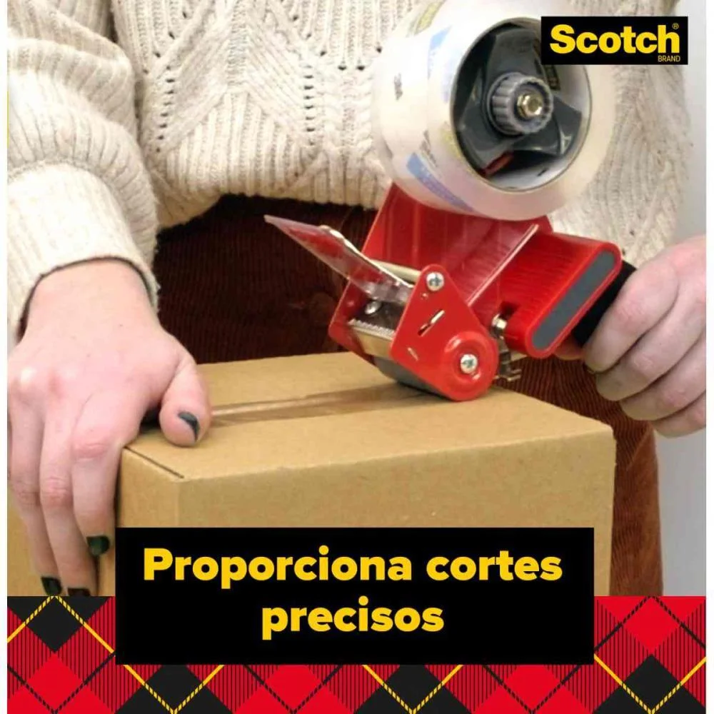FITA PARA EMPACOTAMENTO SCOTCH 5802 TRANS.45X45M+DISPE 3M (KITC/108) - imagem 6