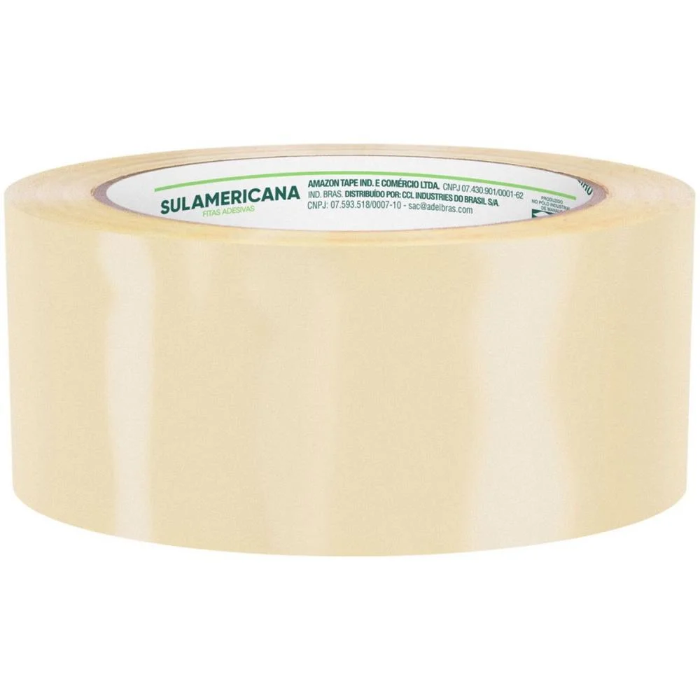 FITA PARA EMPACOTAMENTO SULAMERICANA 48MMX100M TRANSP SULAMERICANA (CX.C/72) - imagem 2