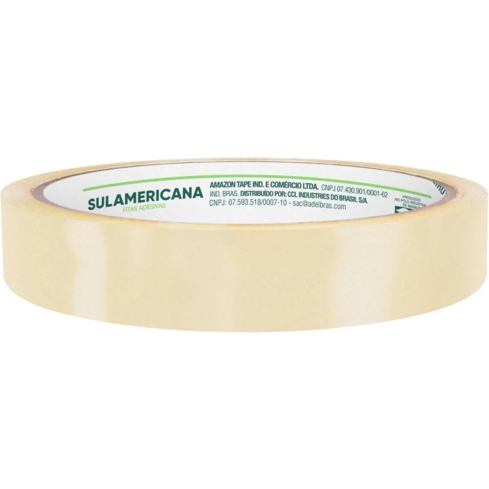 FITA PARA EMPACOTAMENTO SULAMERICANA  18MMX40M TRANSP. SULAMERICANA (PCT.C/07) - imagem 5