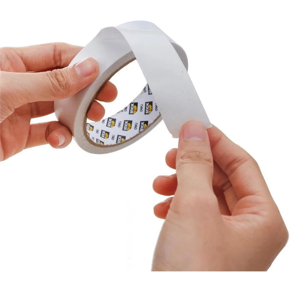 FITA DUPLA FACE DOUBLE SIDED TAPE 24MMX9,114M DELI (UNIDADE) - imagem 3