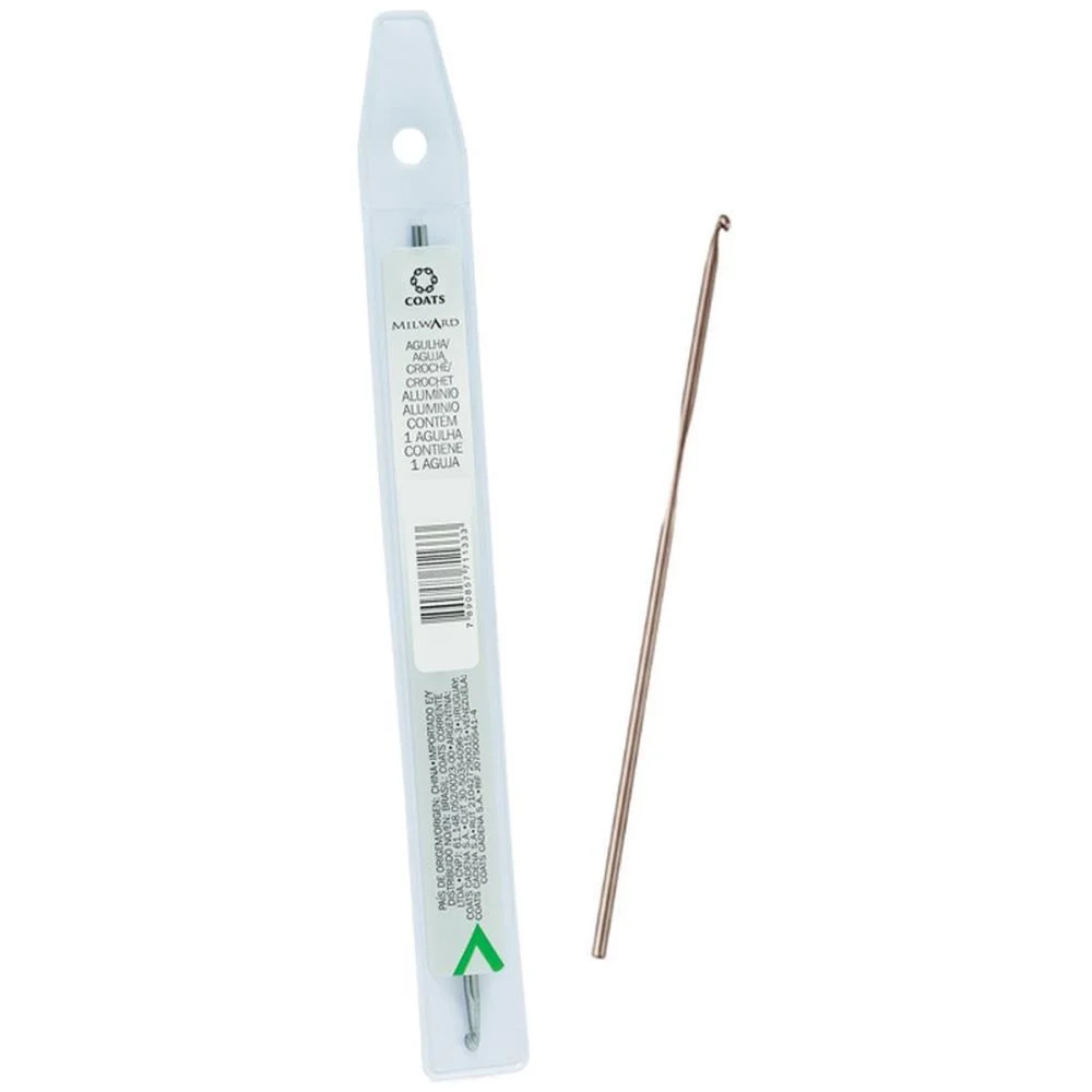 AGULHA PARA CROCHE MILWARD ANODIZADO N.212 COATS CORRENTE (PCT.C/12) - imagem 2