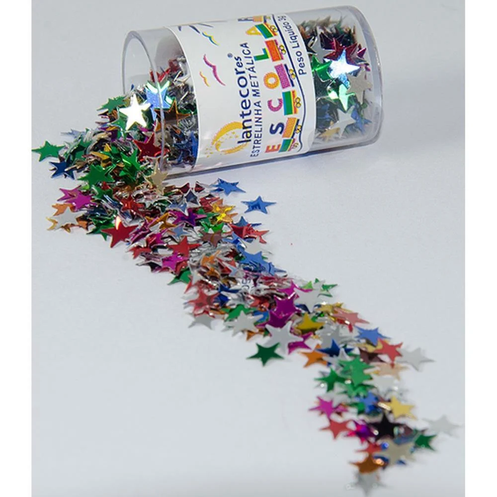 LANTEJOULA ESPECIAL ESTRELINHAS SORTIDAS POTES 3G. LANTECOR (PCT.C/12) - imagem 3