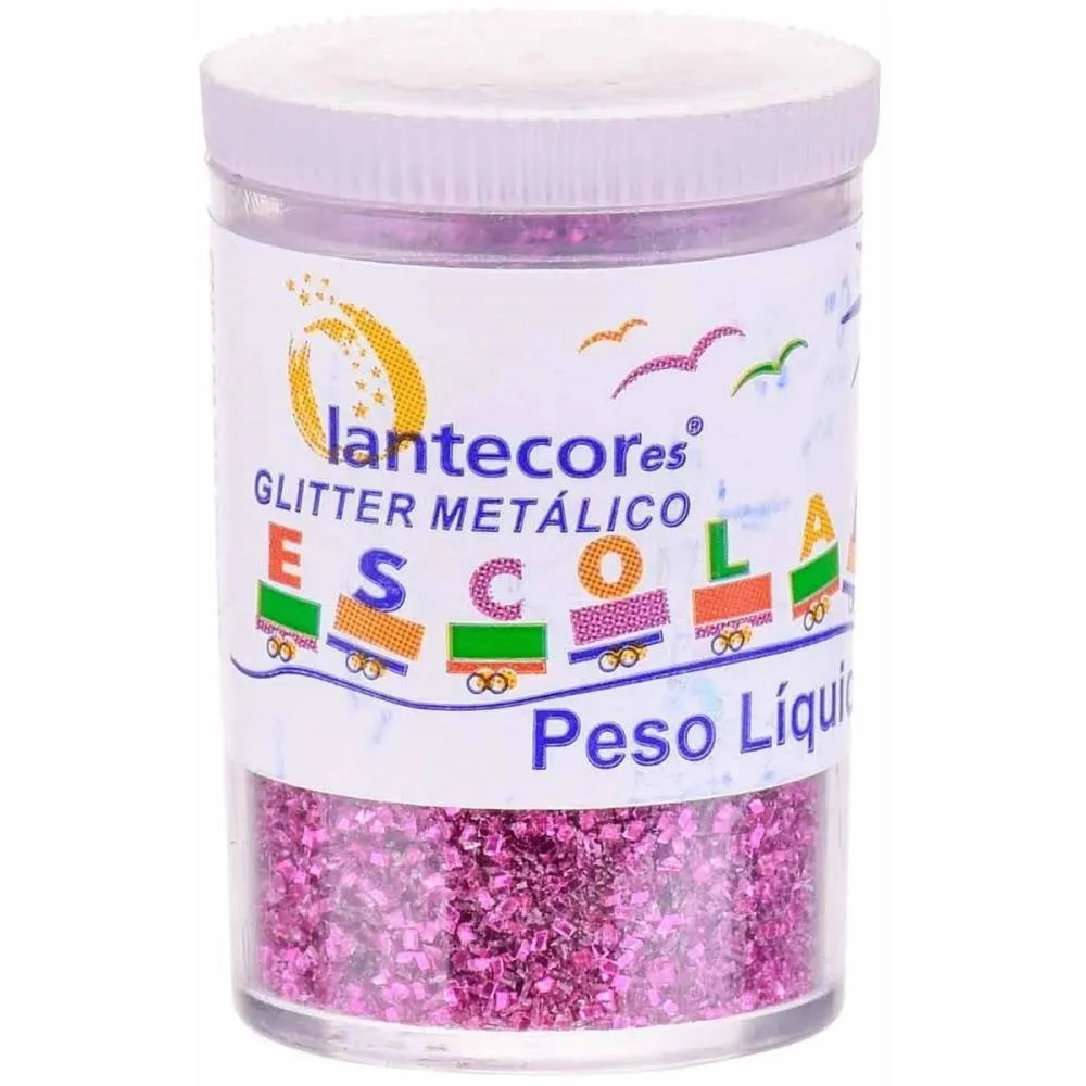 GLITTER PVC ROSA 3G. LANTECOR (PCT.C/12) - imagem 2