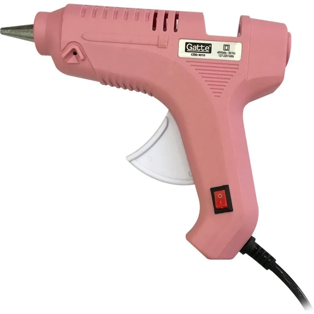 PISTOLA DE COLA QUENTE 40W GRANDE BIVOLT PROF. ROSA MAKE+ (UNIDADE) - imagem 4