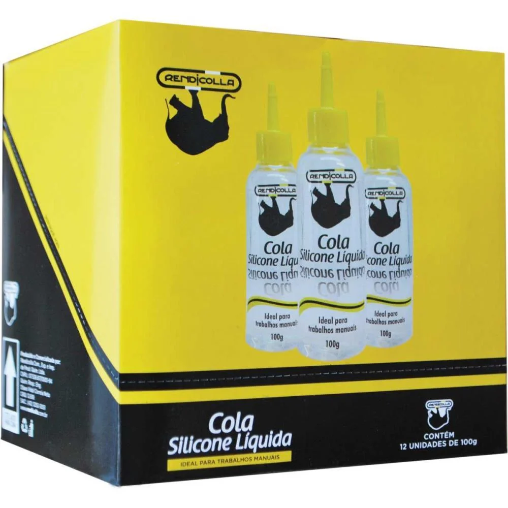 COLA PARA ARTESANATO SILICONE LIQUIDO 100GRS. RENDICOLLA (UNIDADE) - imagem 4