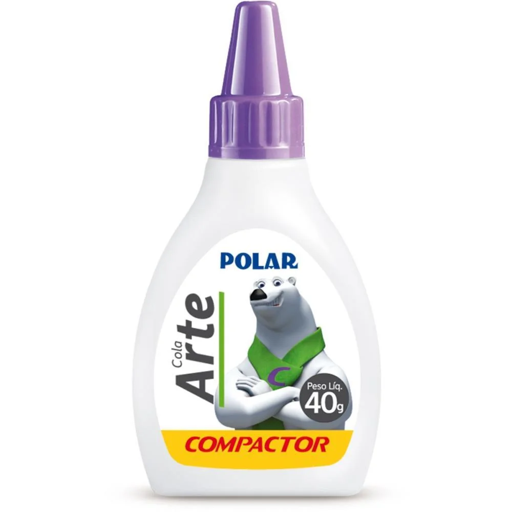 COLA PARA ARTESANATO POLAR ARTE 40G COMPACTOR (CX.C/12) - imagem 4