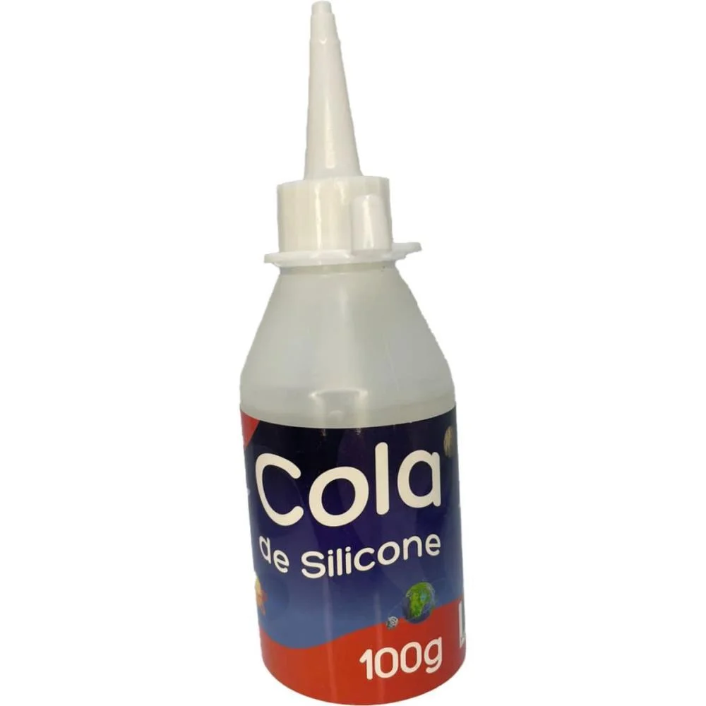 COLA PARA ARTESANATO SILICONE 100G. CRISTAL V.M.P. (CX.C/06) - imagem 3