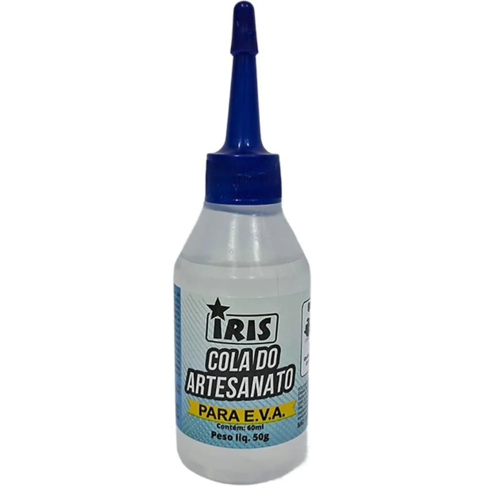 COLA PARA ARTESANATO IRIS P/EVA 60ML. IRIS (PCT.C/06) - imagem 2