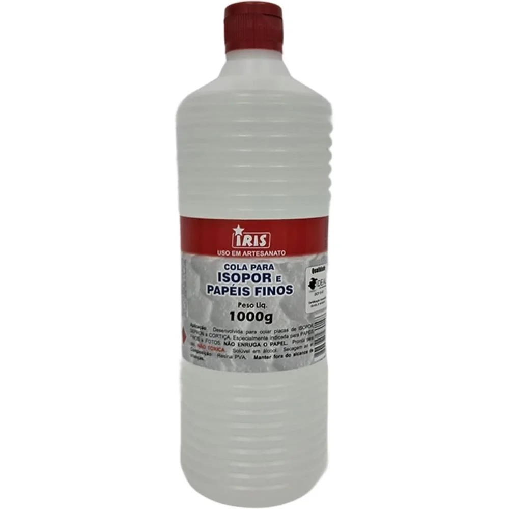 COLA PARA ISOPOR IRIS 1KG. IRIS (UNIDADE) - imagem 2