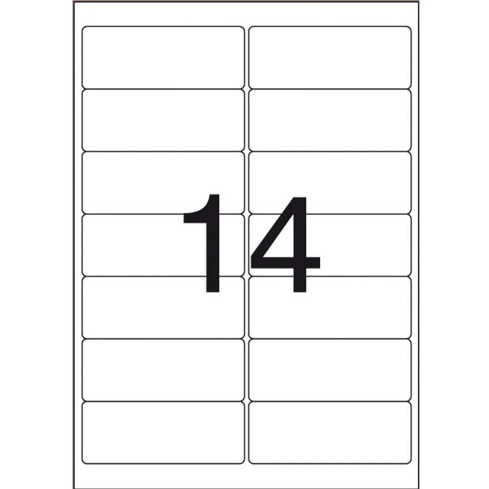 ETIQUETA A4 A4363 100 FLS 38,1 X 99,0 MM PIMACO (CX.C/1400) - imagem 4