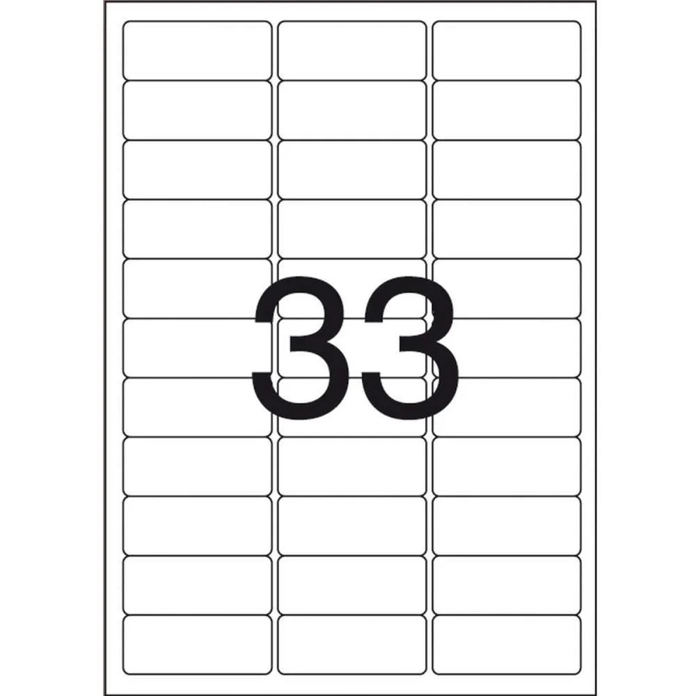 ETIQUETA A4 A4356 100 FLS 25,4 X 63,5 MM PIMACO (CX.C/3300) - imagem 4