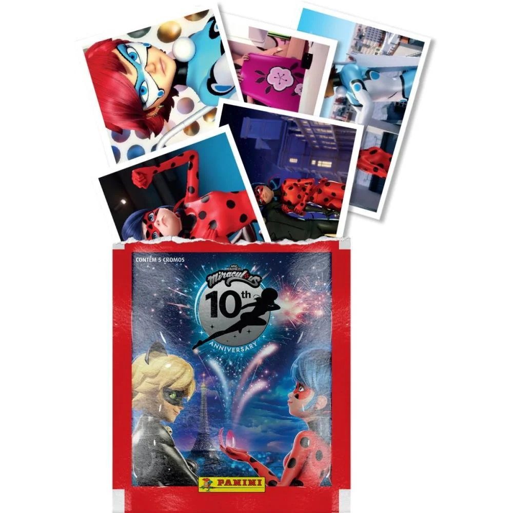 FIGURINHAS LADYBUG ENVELOPE C/5 PANINI (PCT.C/20) - imagem 2