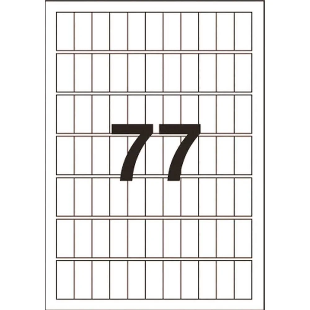 ETIQUETA A5 A5Q-1226 12 FLS 12,0 X 26,0 MM PIMACO (CT.C/924) - imagem 4