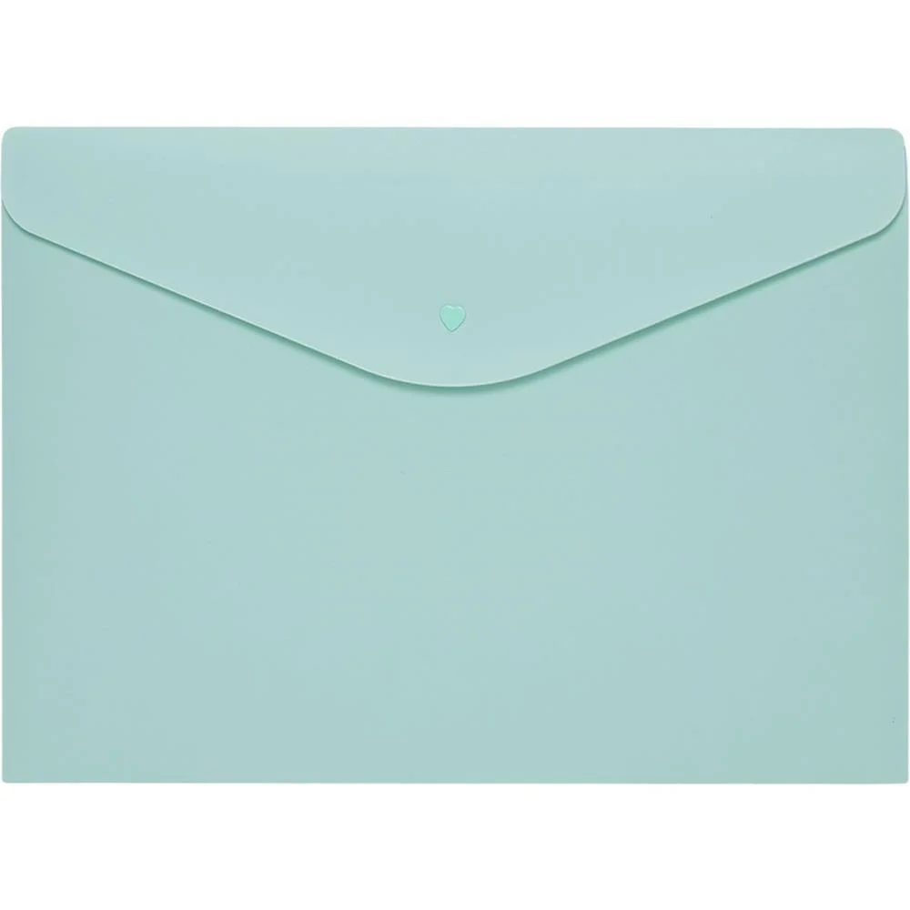 PASTA ENVELOPE A4 VERDE PASTEL POLIBRAS (PCT.C/05) - imagem 4