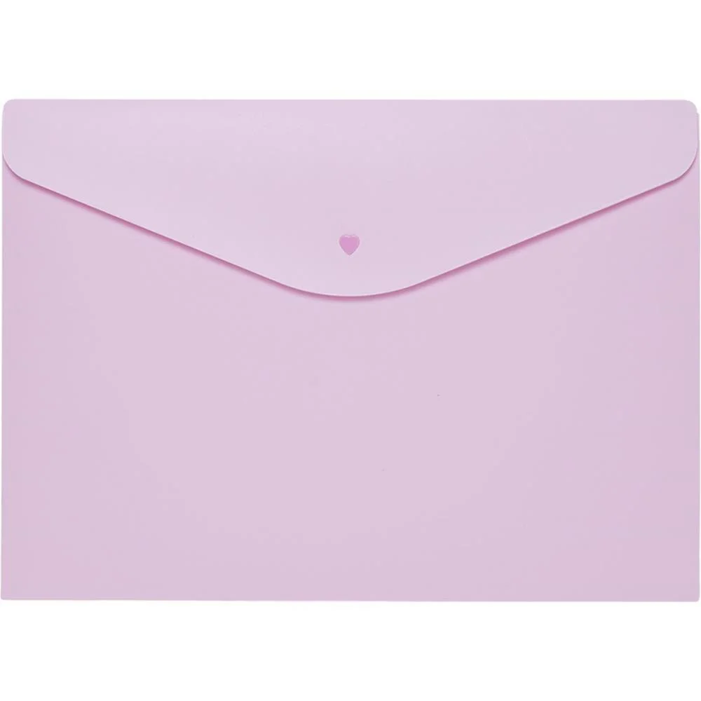 PASTA ENVELOPE A4 ROSA PASTEL POLIBRAS (PCT.C/05) - imagem 4