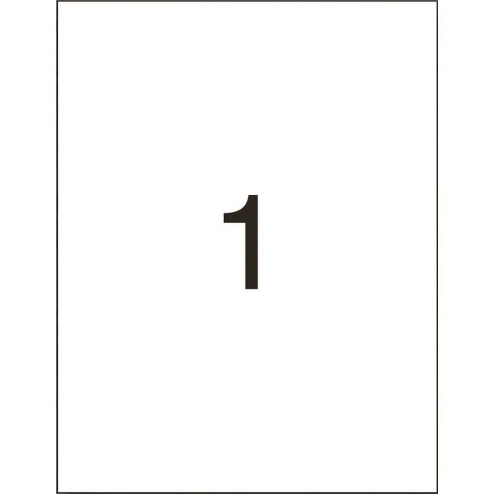 ETIQUETA CARTA 6285 25 FLS 279,4 X 215,9 MM PIMACO (CT.C/25) - imagem 4