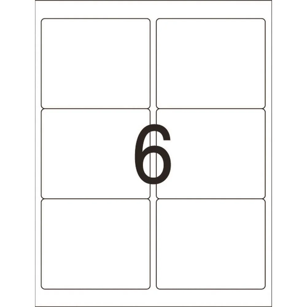 ETIQUETA CARTA 6184 100 FLS 84,67 X 101,6 MM PIMACO (CX.C/600) - imagem 4