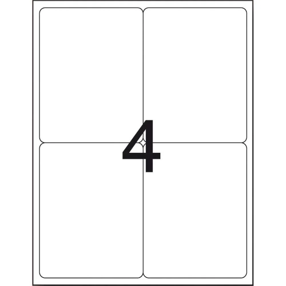 ETIQUETA CARTA 6288 25 FLS 138,11 X 101,36 MM PIMACO (CT.C/100) - imagem 4