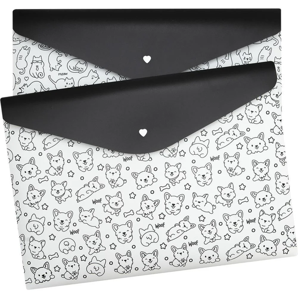 PASTA ENVELOPE A4 DOGS E CATS (S) POLIBRAS (UNIDADE) - imagem 2
