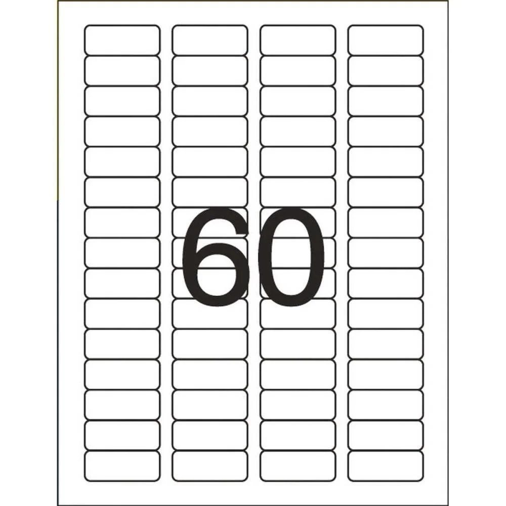 ETIQUETA CARTA 6089 10 FLS 16,93 X 44,45 MM PIMACO (CT.C/600) - imagem 4