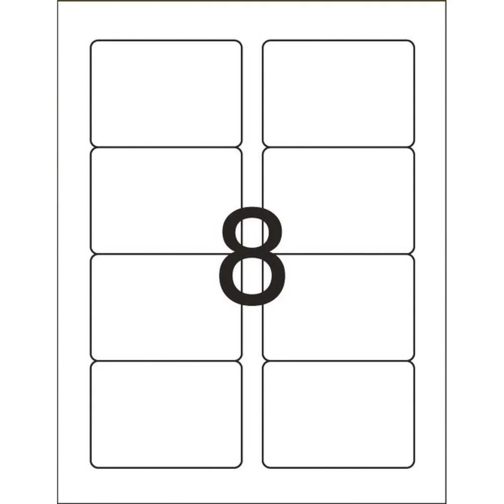 ETIQUETA CARTA 6095 10 FLS 59,27 X 85,73 MM PIMACO (CT.C/80) - imagem 4