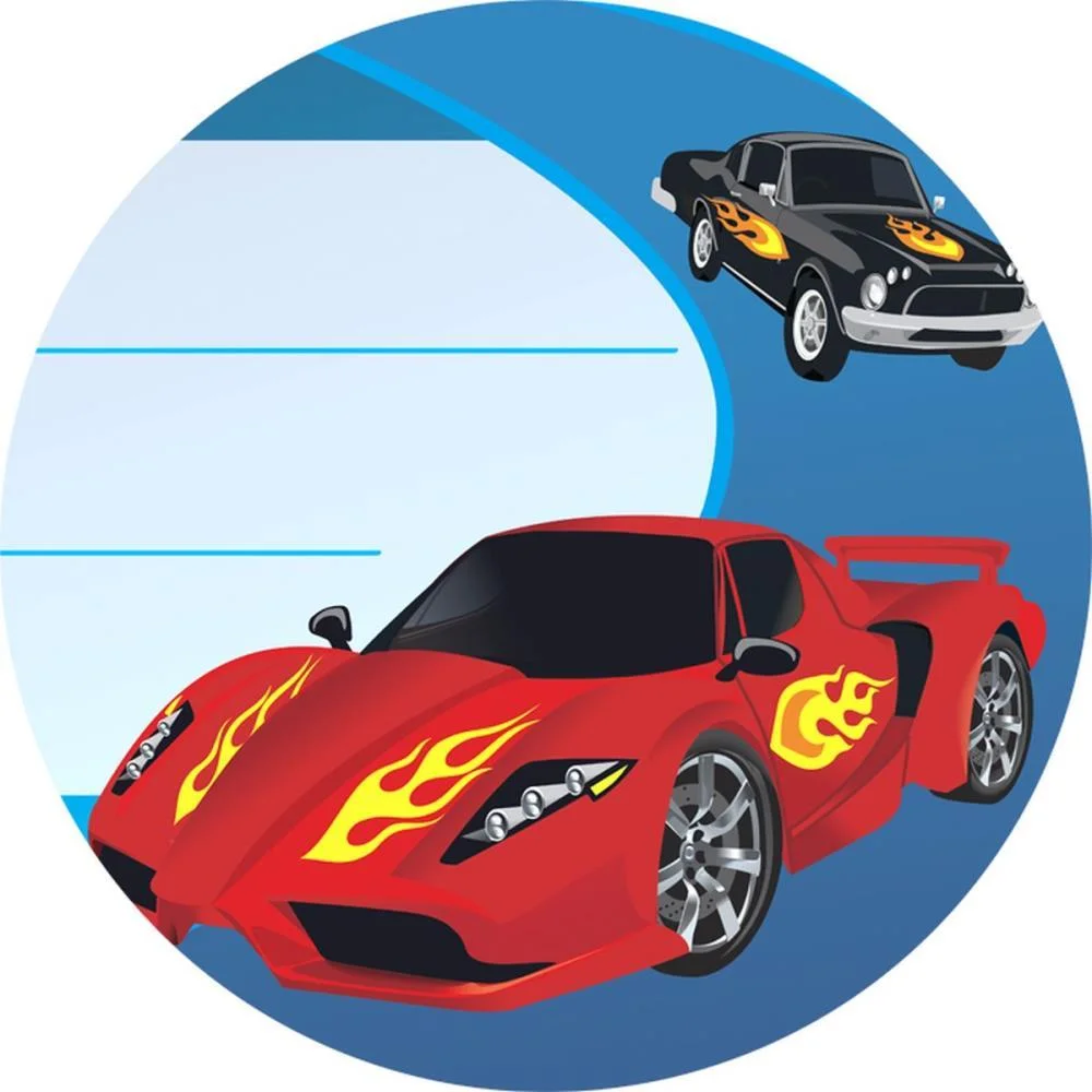 ETIQUETA ESCOLAR DECORADA MASCULINO 50X80CM. REFLEX (PCT.C/08) - imagem 4