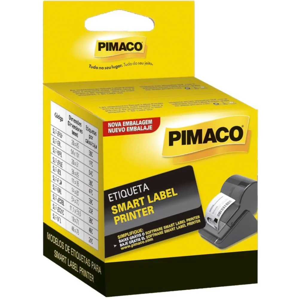 ETIQUETA ADESIVA SLP-2RLH C/190ETIQ. 28MMX89MM PIMACO (CX.C/02) - imagem 2