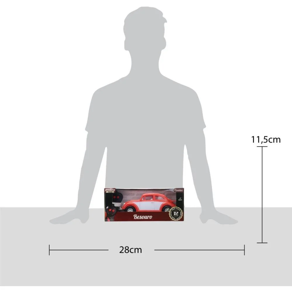CARRINHO CONTROLE REMOTO BESOURO RC3 FUNCOES/PILHA CANDIDE (UNIDADE) - imagem 5