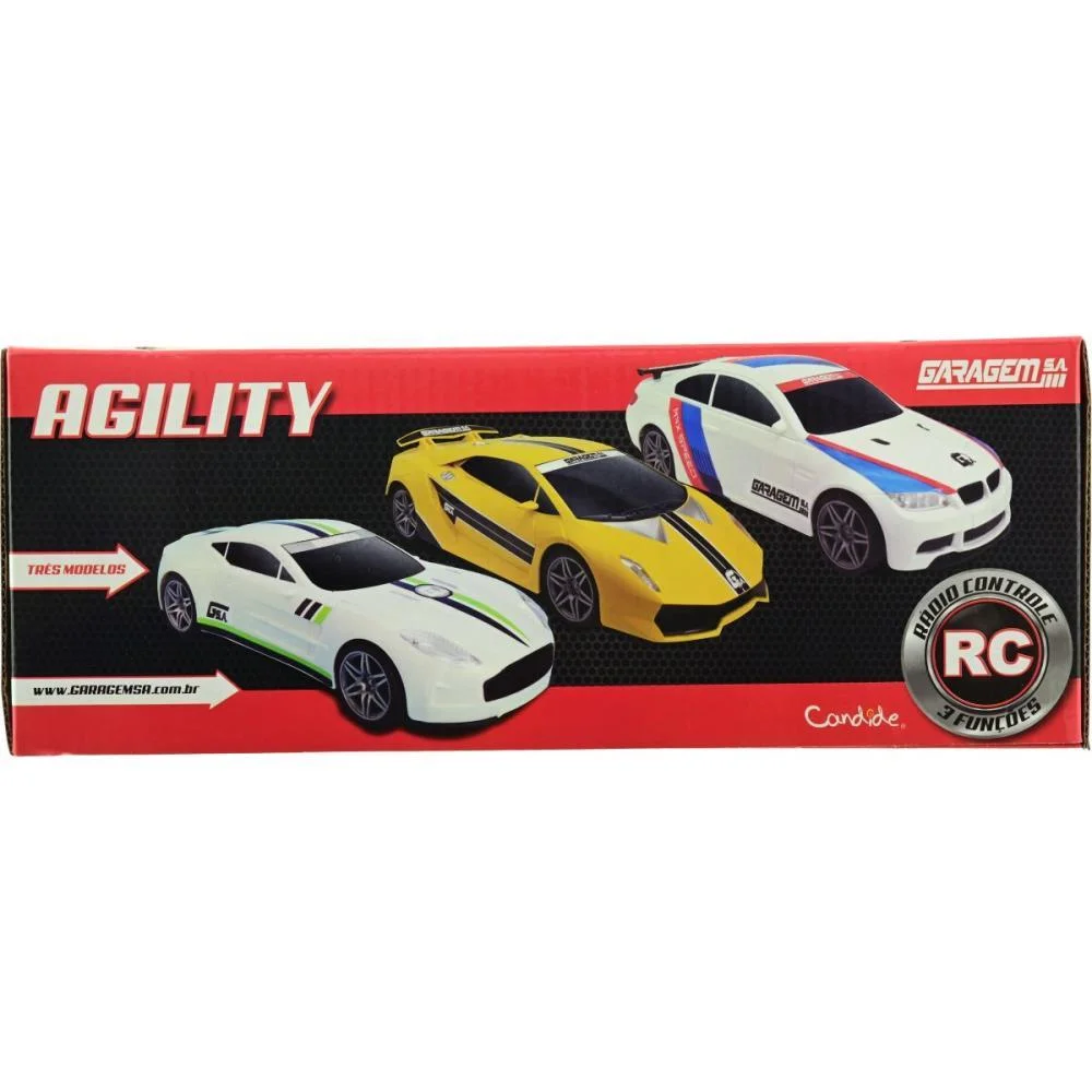 CARRINHO CONTROLE REMOTO AGILITY CONT 3FUNCOES/PILHA(S) CANDIDE (UNIDADE) - imagem 6