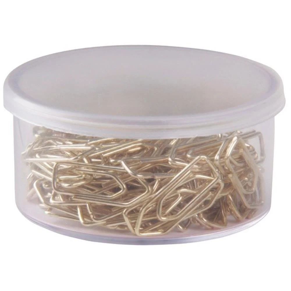 CLIPE COLORIDO REF.5 MINI DOURADO CX.C/100UND ACC (PCT.C/10) - imagem 3