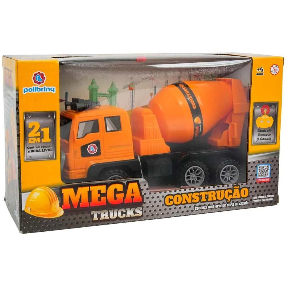 CARRINHO CONTROLE REMOTO CONSTRUCAO 2EM1 2FUNC/PILHA(S) POLIBRINQ (UNIDADE) - imagem 5