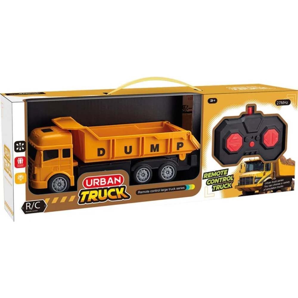 CARRINHO CONTROLE REMOTO CACAMBA 4 FUNCOES C/LUZ A PILH SAMBA TOYS (UNIDADE) - imagem 3