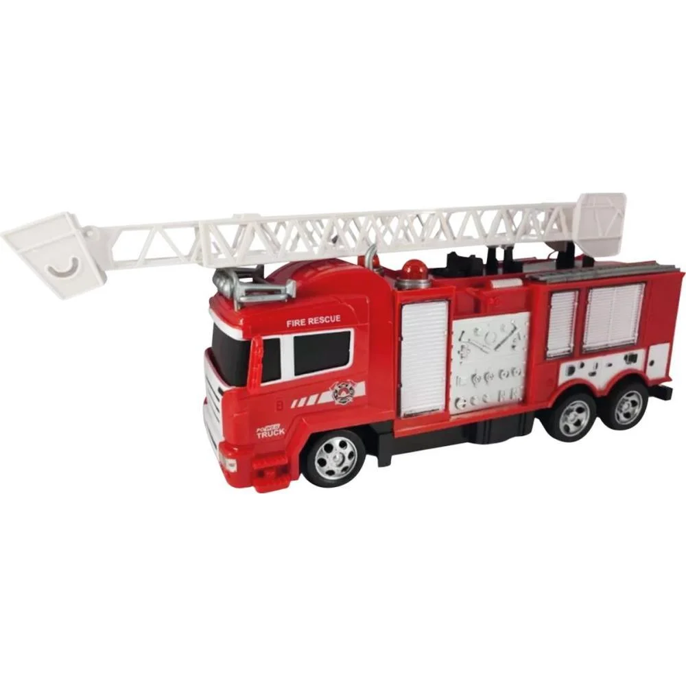 CARRINHO CONTROLE REMOTO TRUCK BOMBEIRO 4FUNC C/LUZ SAMBA TOYS (UNIDADE) - imagem 4
