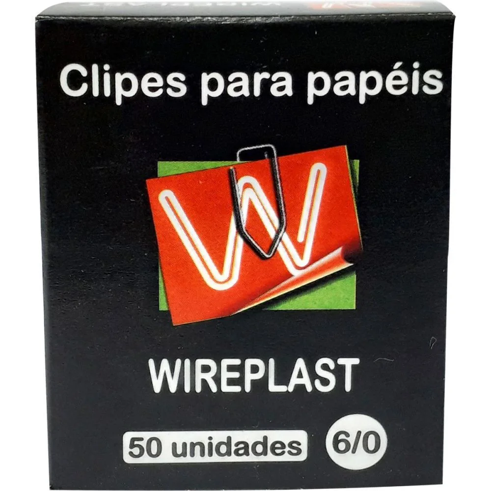 CLIPE GALVANIZADO ACO 6/0 50 UNIDADES WIREPLAST (PCT.C/10) - imagem 2
