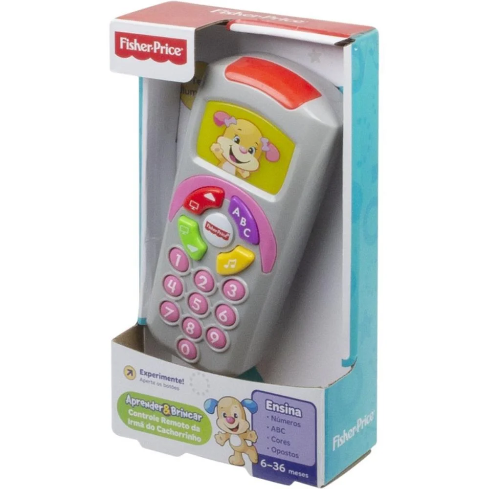 FISHER-PRICE APRENDER BRINCAR CONTROLE REMOTO IRMA DO CACHOR MATTEL (UNIDADE) - imagem 9