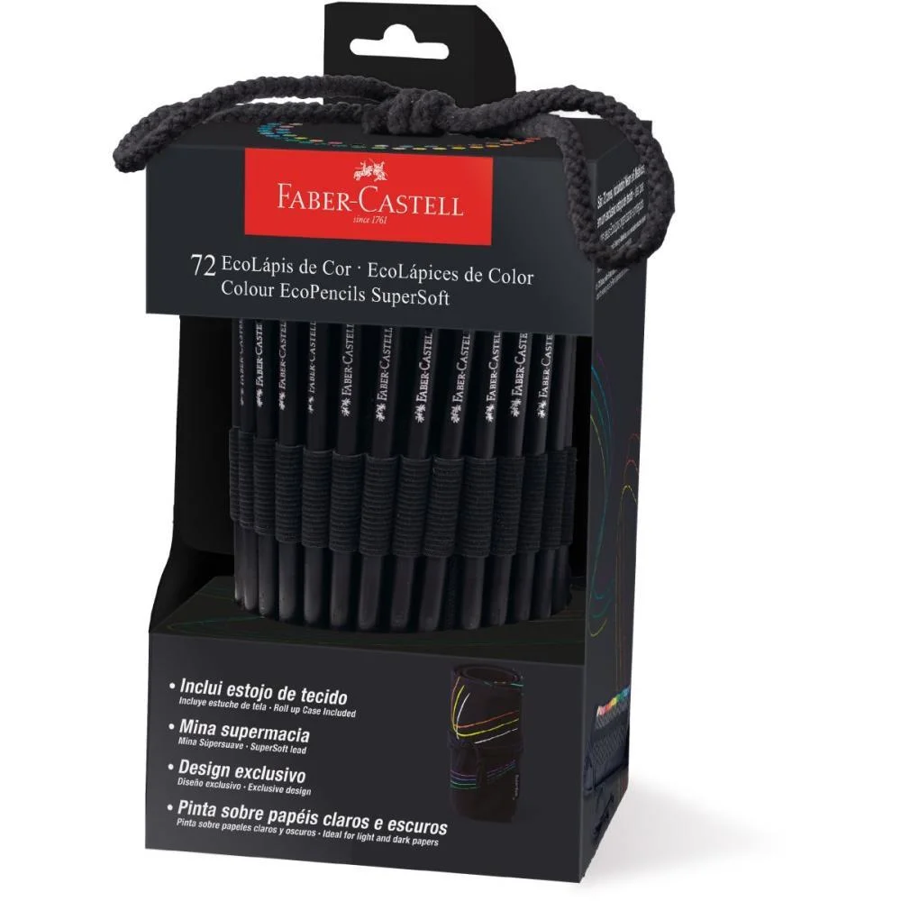 LAPIS DE COR REDONDO SUPERSOFT 72 CORES ESTOJO FABER-CASTELL (PCT.C/02) - imagem 4
