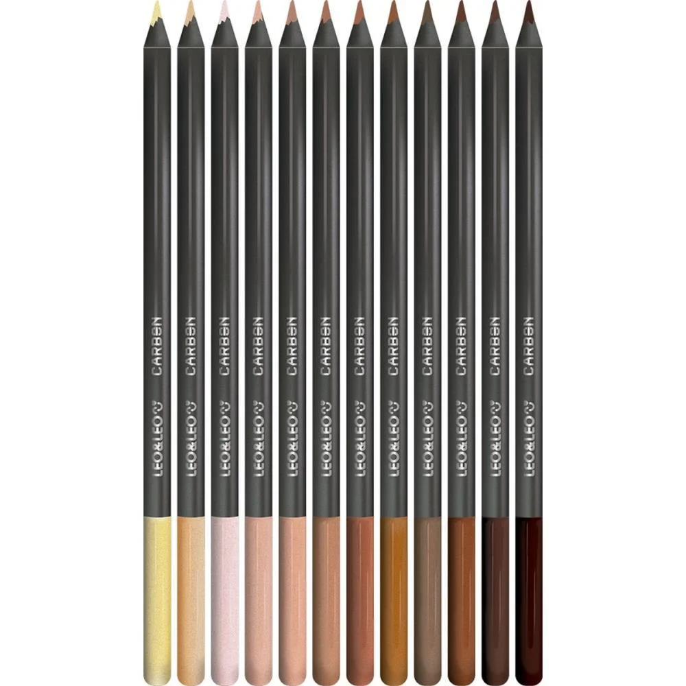 LAPIS DE COR REDONDO CARBON LINE 12COR.TONS DE PELE LEONORA (PCT.C/06) - imagem 4