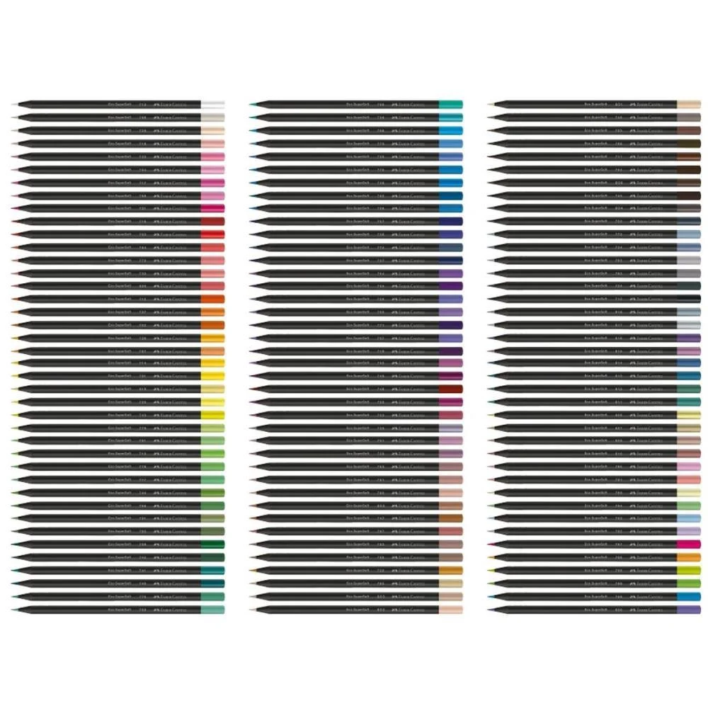 LAPIS DE COR REDONDO SUPERSOFT 120 CORES LATA FABER-CASTELL (PCT.C/02) - imagem 3