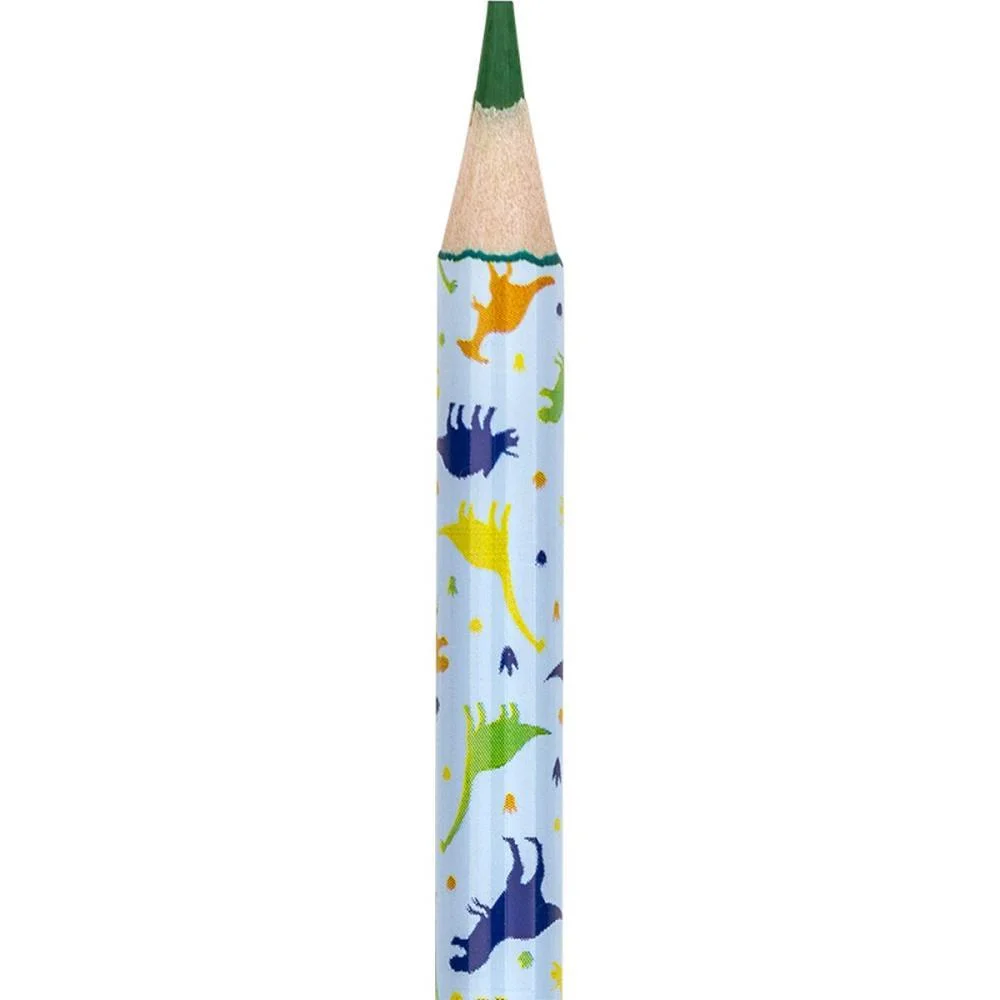 LAPIS DE COR REDONDO RAPTOR RESINA 12 CORES BRW (POTE-12) - imagem 9