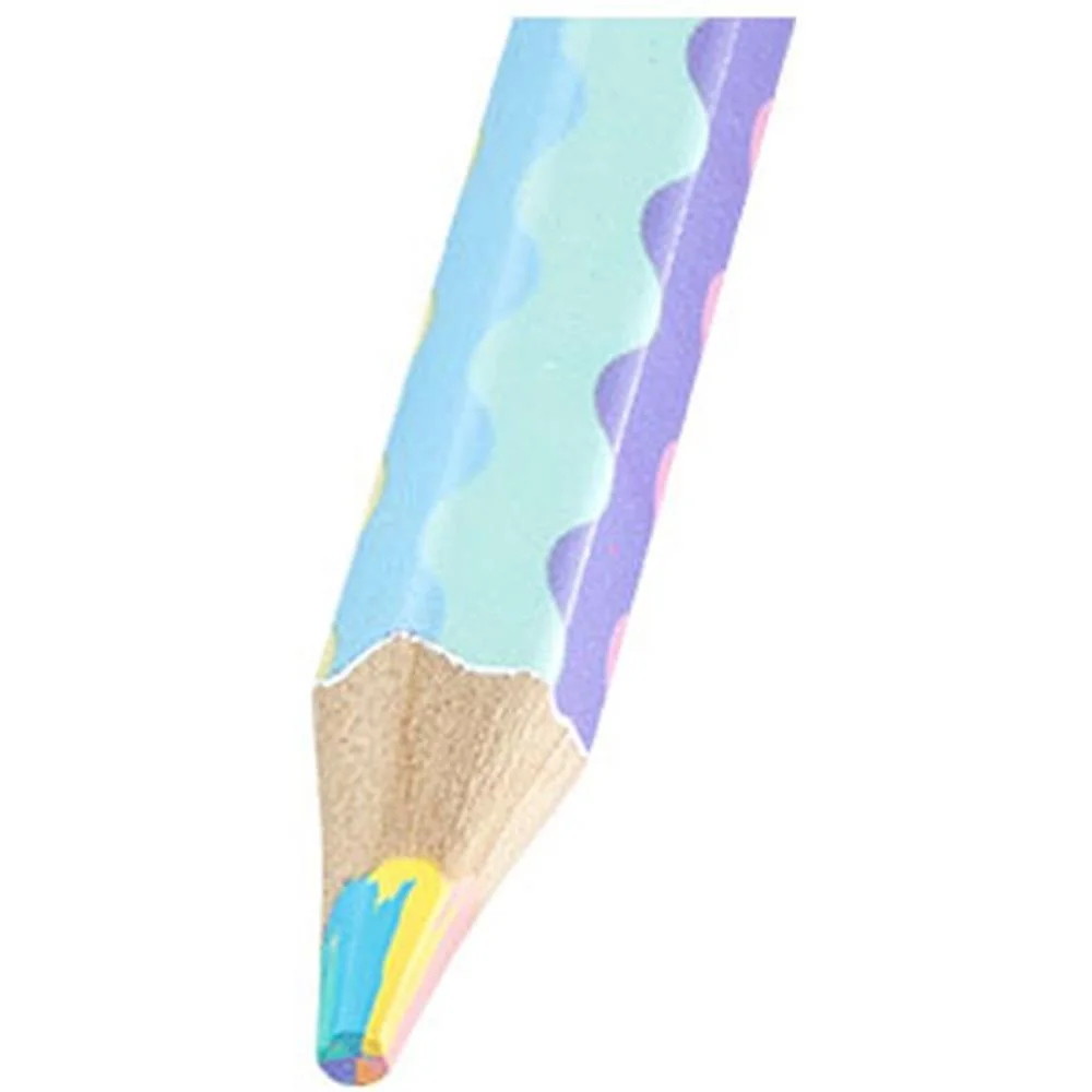 LAPIS DE COR SEXTAVADO RAINBOW BIG PASTEL E NEON BRW (POTE-24) - imagem 5