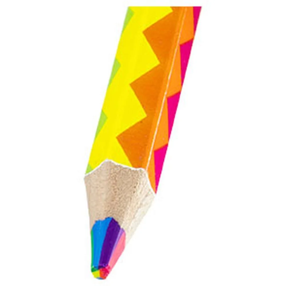 LAPIS DE COR SEXTAVADO RAINBOW BIG PASTEL E NEON BRW (POTE-24) - imagem 6