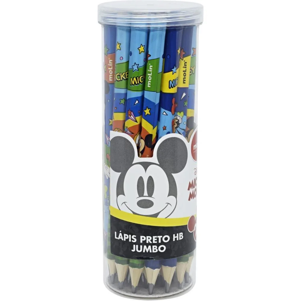 LAPIS PRETO JUMBO MICKEY HB MOLIN (POTE-24) - imagem 2