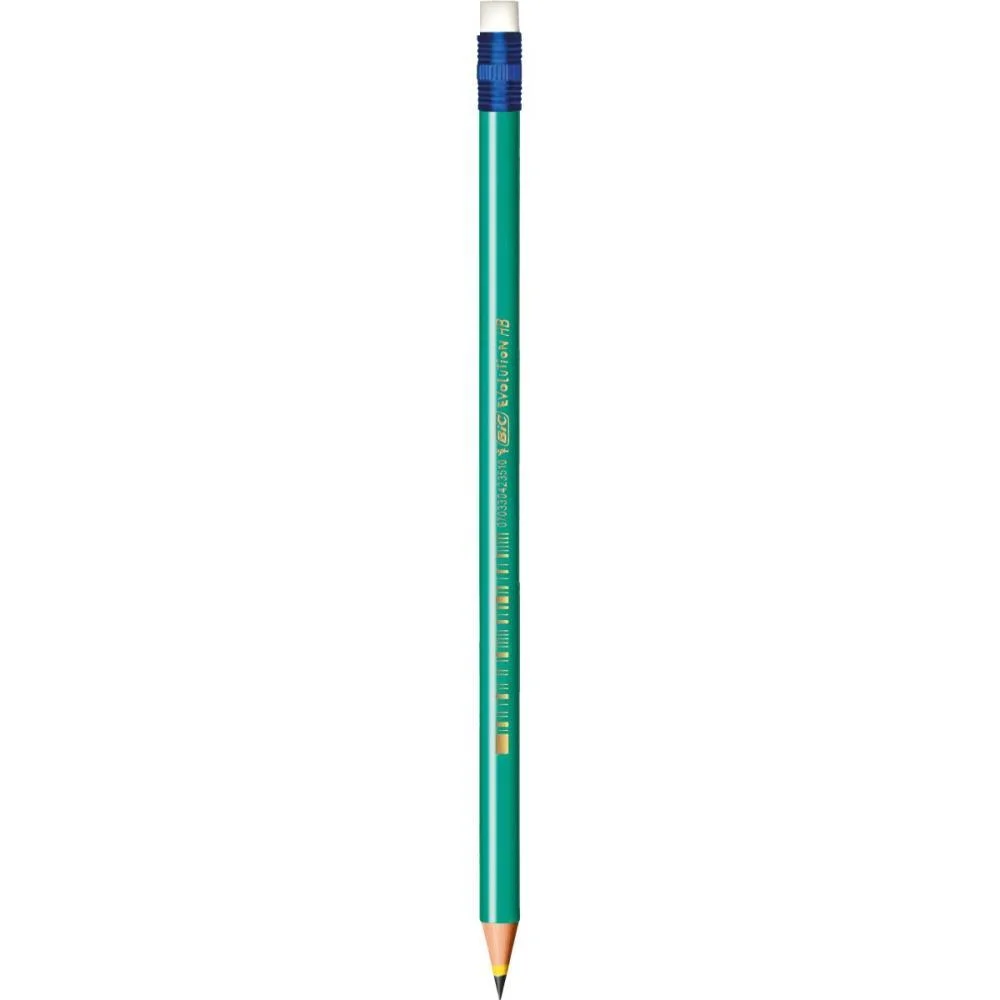 LAPIS PRETO REDONDO EVOLUTION 2HB C/BORRACHA BIC (CX.C/72) - imagem 4