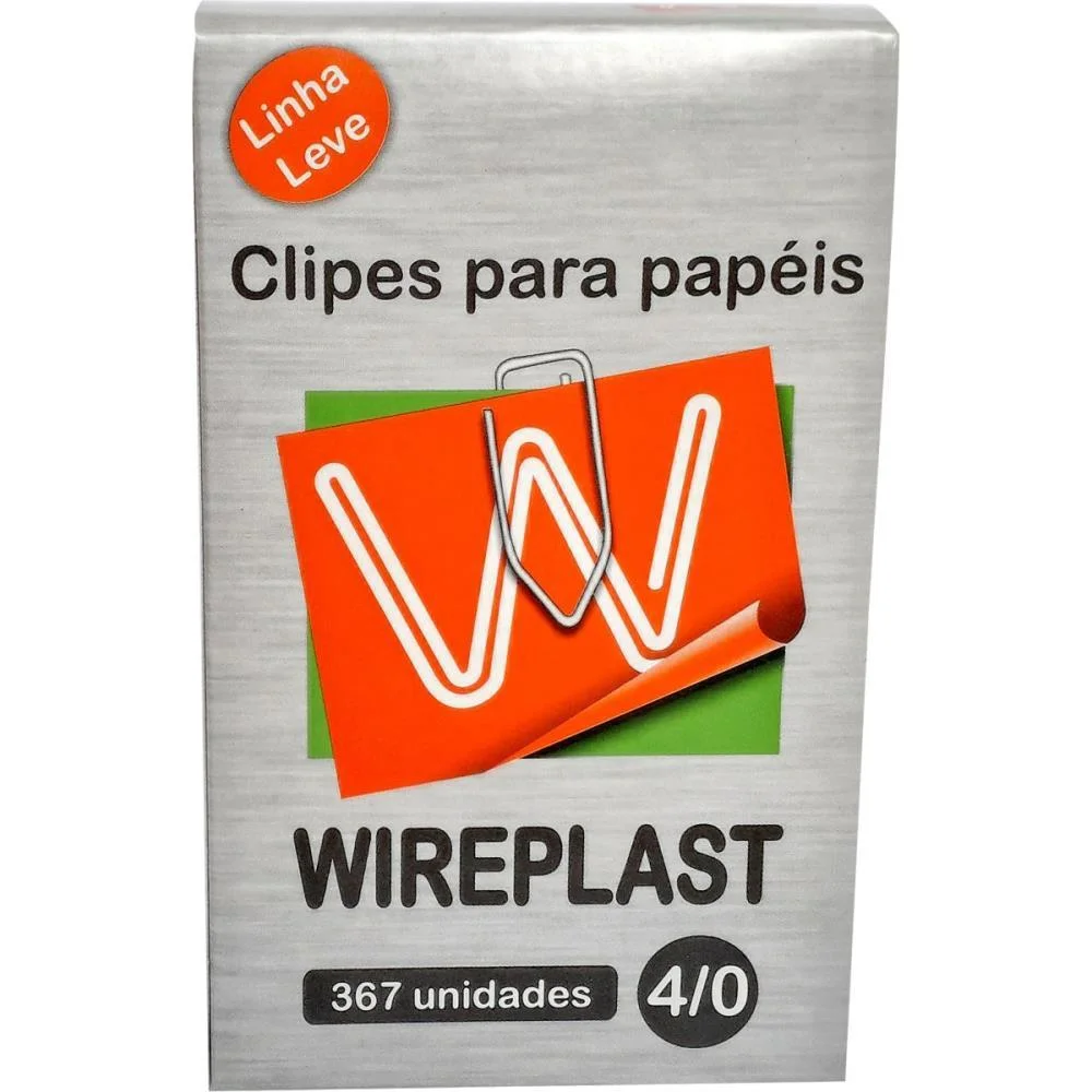 CLIPE GALVANIZADO ACO 4/0 LINHA LEVE C/367 UN. WIREPLAST (CAIXA) - imagem 3